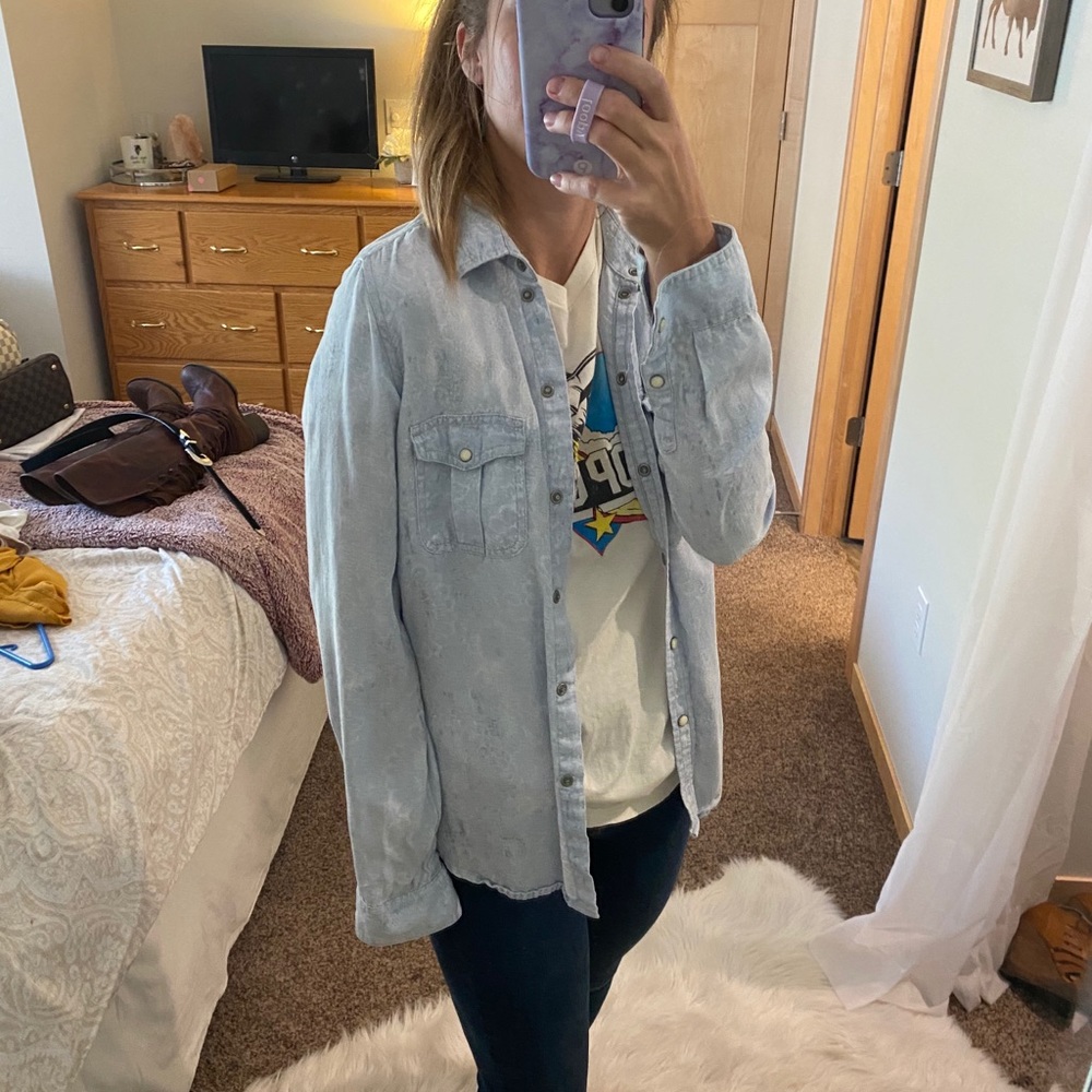 American Eagle Jean Shirt